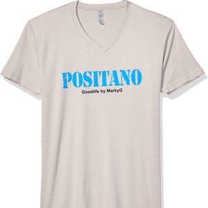 Positano Graphic Printed Tops Fitted Sueded Shirt